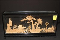 Mid 20th Century Chinese Carving Art Diorama