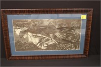 Framed Print of "Knight & Horse" 35.5" x 21.5"
