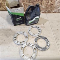 Universal Wheel Spacer & 1L 0W-40 oil