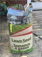 Bag of lawn seed