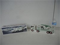 HESS TOY TRUCK & HELICOPTER TRUCK W/BOX