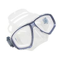 Scuba Choice Translucent Titanium Blue Dive Mask N