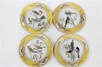 Lots of 4 Chinese Famille Rose Porcelain Plates