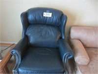 leather wingback chair