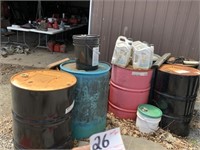 Metal Barrels of Oil - Some Old Contents