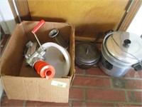 Box w/misc cookware