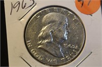 1963 Franklin Silver Half Dollar