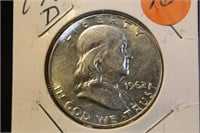 1962-D Franklin Silver Half Dollar
