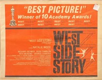 Vintage UA "West Side Story" Movie Poster, 1962