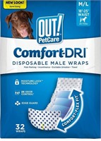 New- OUT! Pet Care Disposable Male Dog Diapers |