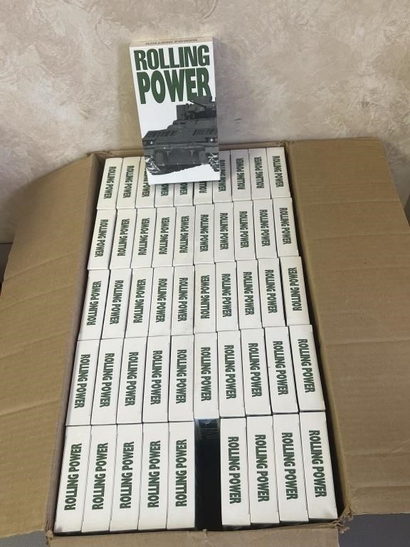 Rolling Power VHS Lot Miltary Ordnance Unopened