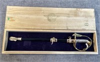 Miniature Military Presentation Sword in Box -8"