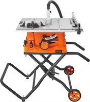 Table Saw with Stand, 10-inch 15-Amp