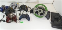 Qty of Various Controllers, used/untested + bin