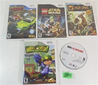 Wii 5 Games - one without original box