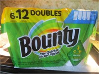 6 PACK BOUNTY PAPER TOWELS