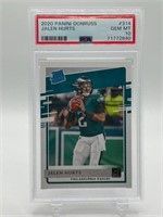 Jalen Hurts Rookie Graded Football Card