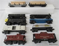 10 Lionel Freight Cars (No Shipping, Pick-Up Only)