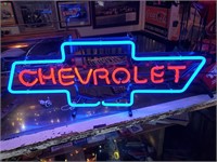 Chevrolet neon sign