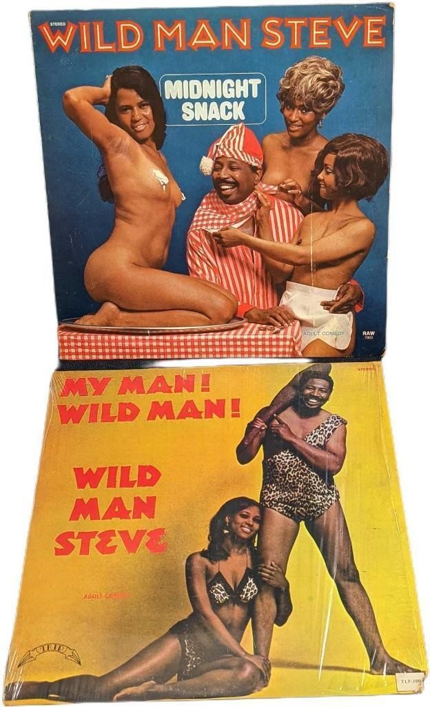 Two Wild Man Steve LP Comedy Records