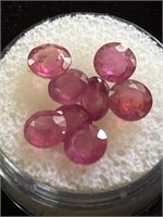 9.44cts tw Ruby Gemstones in Gem Jar