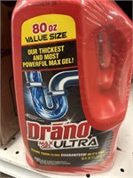 Drano max gel ultra 2-80oz