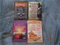 Postcard Ad's For Shows Lot Of 4 See Pictures