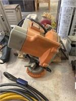 Electric chainsaw, sharpener