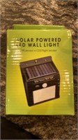 Solar powered led wall light - PIR sensor and CDS