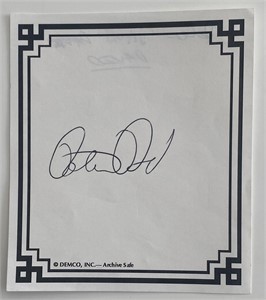 Peter David original signature