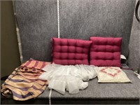 Cushion, Pillow, Curtain with Rod Bundle