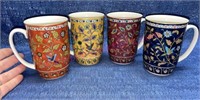 (4) 1983 “Silk Road” by Takahishi coffee mugs