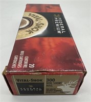 20 Rds 300 win short mag 180gr trophy bonded bear