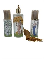 Art Nouveau Perfume Atomizer and Perfume Bottles