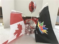 Be ready for Canada Day 2022. Assortment of flags