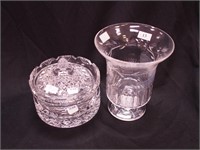Two pieces of Waterford crystal: Michael Aram