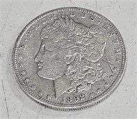 1892 O Morgan Silver Dollar