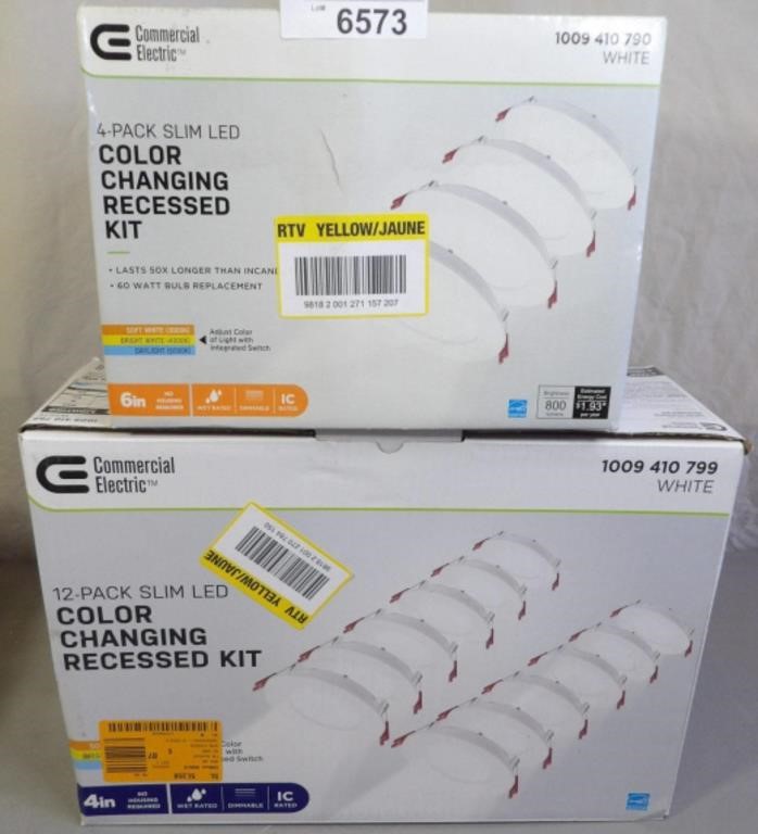 2x Color Changing Recessed Kits