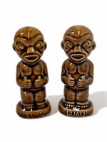 Pair of tiki salt and pepper shakers by Steve