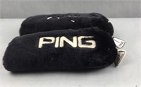 2 ping golf club covers for woods