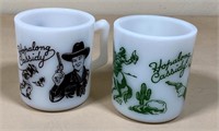 1950s Hopalong Cassidy Mugs roy rogers