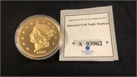 Replica 1861 Double Eagle Comm. Coin