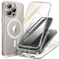 TIESZEN for iPhone 15 Pro Case Magnetic, [Compatib