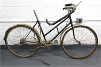 EARLY SCHWINN Vintage Black Bicycle Frame Project