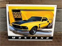 Ford Mustang Boss 302 Metal Sign