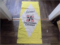 Welcome Downtown Oshawa 4ft x 2ft Fabric Banner