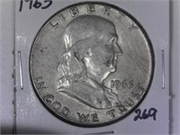 1963 Franklin Half Dollar