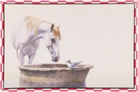 Framed Canvas Wall Art, Horse&Bird, 24x16", 5pk