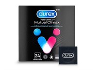 Durex® Mutual Climax, Ribbed & Dotted Condoms with