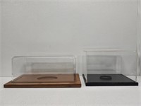 Lot of 2 Display Cases